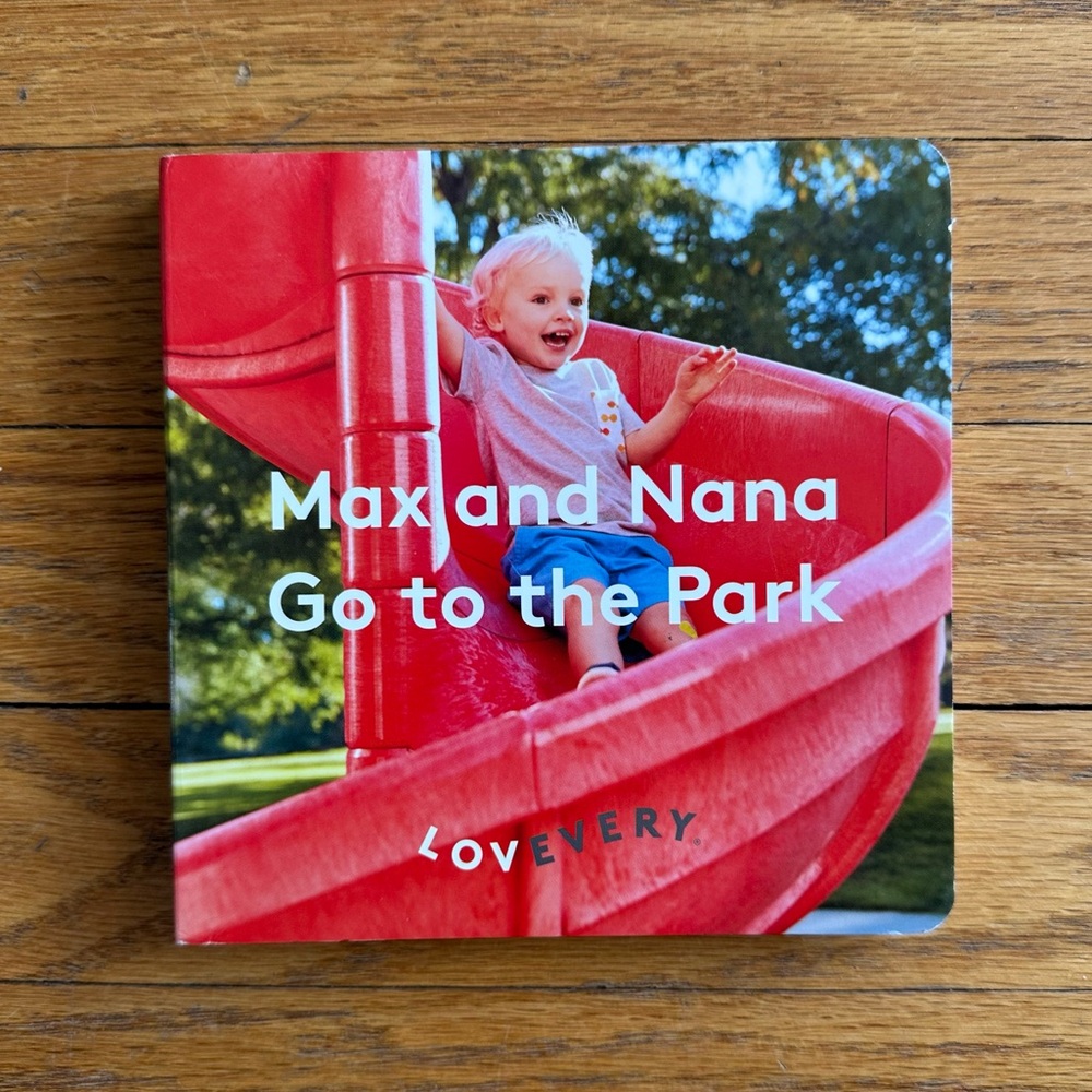 Lovevery Max and Nana Go to the Playground Board Book